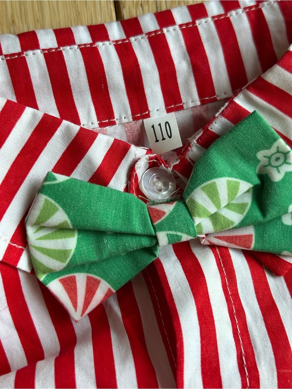 Christmas! Red & Green Kids Suspender Overalls Set (4T-5T)